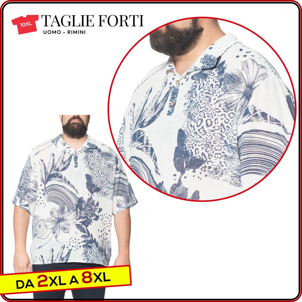 men’s short sleeve cotton polo shirt PLUS SIZES from 2xl to 10xl