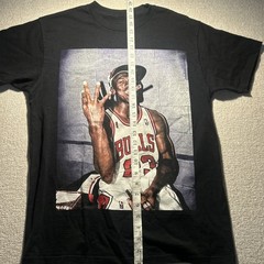 Michael Jordan Championship 4 Rings Black Graphic T Shirt • Size S/M