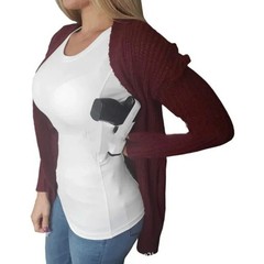 Concealment Clothes Men’S Crew Neck Undercover- Concealed Holster Carry Tops