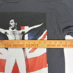 Freddie Mercury Queen T Shirt Mens L Union Jack Graphic Band Tee
