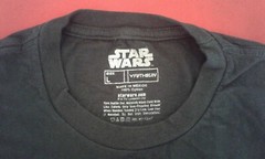 Auth Star Wars Tee Styled T Shirt Darth Vader Millennium Falcon 3 Pcs Sz L