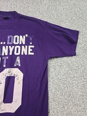 Vintage Screen Stars Shirt Mens Large Purple Dont Tell Anyone I Got A 4.0