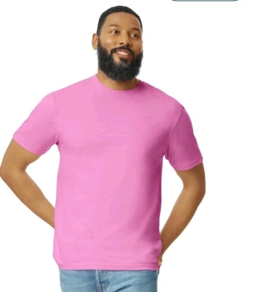 (16) Adult Gilden Soft Style Azalea Pink T-Shirts 8Lg & 8XL
