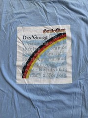 Gentle Giant 00s Blue Cotton Band Shirt Size Men’s L