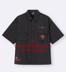 GU Death Stranding 2 On The Beach Nylon Double Pocket Shirt Small Size