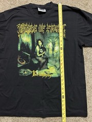 NWOT Cradle Of Filth Thornography Men’s Size L Black Double Sided