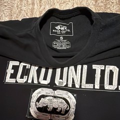 Ecko Unltd. Black Logo Graphic Print Crew Neck Short Sleeve Tee Men’s S