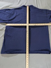 Vintage Russell Athletic Shirt Mens XL Navy Blue Solid Crewneck Blank T-Shirt