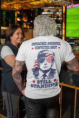 Donald Trump Rally Arrested Shot Support Trump MAGA 2024 Election T-Shirt