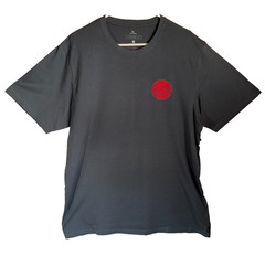 NWT Rip Curl Short Sleeve T-Shirt Gray with Red Logo Graphics (2XL)
