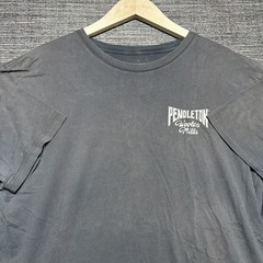 Pendleton Shirt Men’s XL Black Short Sleeve Wooden Mills Faded