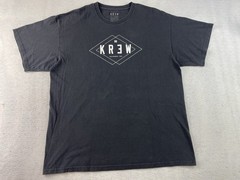 Krew California Men’s XL USA Black T-Shirt 100% Cotton