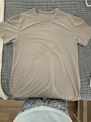 Bylt Basics split hem shirt. Dove color. XL