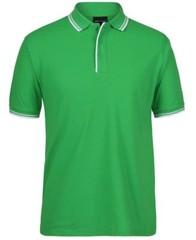 Jb’s wear Adults Contrast Polo Shirts with UPF Protection Straight hem W/ Split