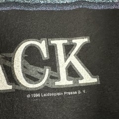 AC/DC Back In Black Shirt Mens Large Black Tour Band Rock Tee Music