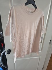 2 Pack Of No Boundaries Mens Oversize T Shirt Vintage Pink Peach Size L 42/44