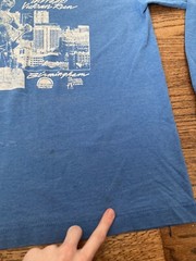Vintage 1989 Vulcan Run T Shirt Size Large* Birmingham AL Marathon Single Stitch