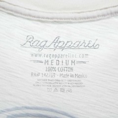 Ragapparel Wave Riding Vehicles Surfboard Logo T-Shirt Ivory US M Short Sleeve