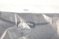 Karl Kani Shirt Mens Extra Large Gray Embroidered Script Logo Short Sleeve