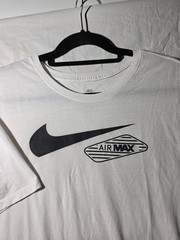 ​Nike Air Max 90 The Nike Tee Shirt Mens XL White Tri-Blend Graphic Swoosh