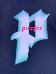 Purple Brand P Logo Graphic T-Shirt Men’s Size S Black Teal Pink Streetwear Tee