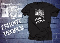 I shoot People T shirt Camera Cameraman photograph T-Shirt Tee Shirt Tee