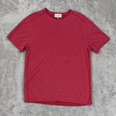 Tommy Bahama Mens T Shirt Large Red Islandzone Reversible Coolmax Tencel Modal