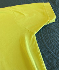 VINTAGE 90’S LIME GREEN SHIRT, HIGH NECK, SAN FRANCSICO CITY STREETS L
