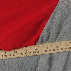 Champion shirt Men’s XL Sports Baseball Shirt Gray and Red 3/4 sleeve Raglan