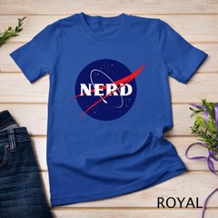 Funny NASA Nerd Logo Parody Science Astronomy Astronaut Unisex T-shirt