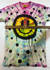 Chinatown Market x Smiley Mens Medium Big Smiley Graphic T-Shirt Tie Dye Spotted