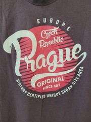Pre-Owned Sol’s Regent XL Brown Czech Republic Prague Europe Graphic T Shirt Men