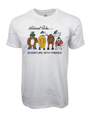 National Parks Adventure With Friends Graphic T shirt