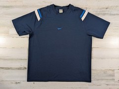 Vintage Y2K Nike Shirt Mens Extra Large Mesh Jersey Center Swoosh Gray Tag