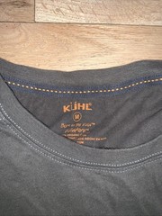 Kuhl Wildfibre Mens Long Sleeve Tee Shirt Sz M Green 100% Organic Cotton