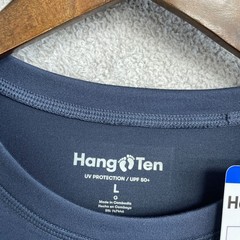NEW Hang Ten Men’s L UV Protection Long Sleeve Shirt Blue G1373