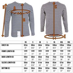 Genuine Russian OMON Telnyashka – 100% Cotton Striped Long Sleeved T-Shirt New