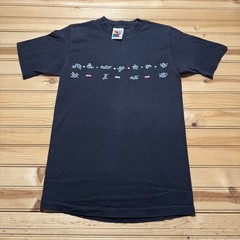 Vintage 90s Newport Blue Spellout Logo Fish Graphic T-Shirt USA Made – Medium
