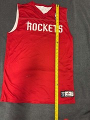 Houston Rockets Jersey Men M Red Alleson Athletic NBA Sleeveless Basketball Tank