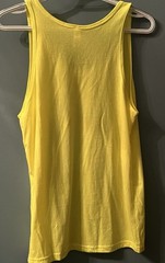 Satoshi Nakamoto Bella Canvas Yellow Tank Top Size S Small Bitcoin Stack Stats