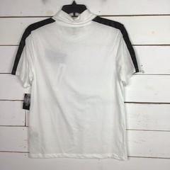 New INC Cowl Neck TShirt Short Sleeve White Pure Men’s Large