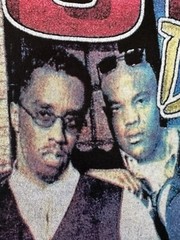Puff Daddy Faith Evans shirt XL RAP DIDDY BAD BOY RECORDS BOOT REPRINT