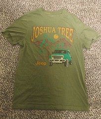 Goodfellow & Co x Jeep Joshua Tree Men’s S Green Graphic Logo Tee Crew Neck SS