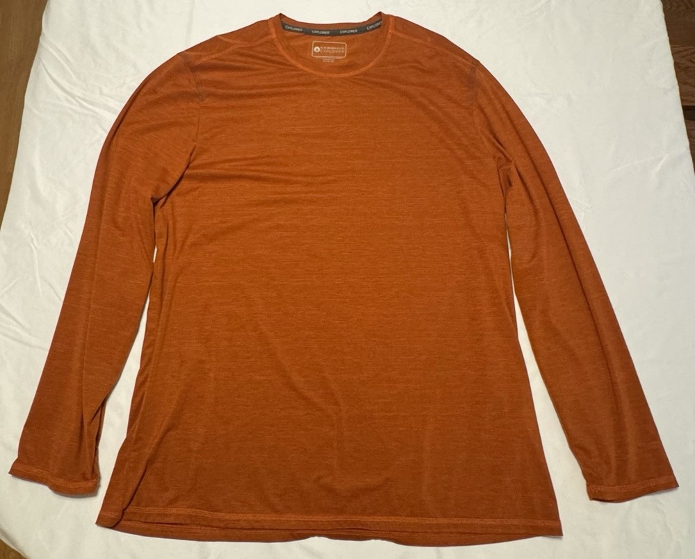 ￼G H Bass & Co Explorer Orange XL Long Sleeve