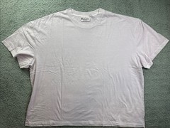No Boundaries Mens 3XL 54/56 Black & Purple 2pk Boxy Cropped T-Shirt