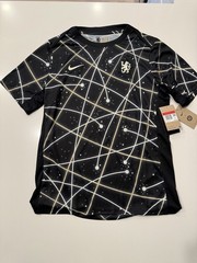 Nike Chelsea FC 2025 CWC Pre-Match Jersey Black IF3967-010 Mens L NWT