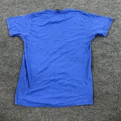 Marvel Comics T-Shirt Mens Size LG Blue Graphic Avengers Crew Neck Short Sleeve