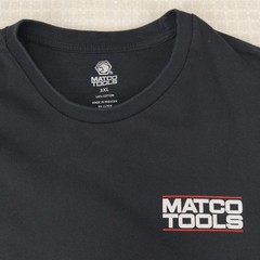 Matco Tools Mens 3XL Black Graphic T-Shirt Short Sleeve 100% Cotton RN 157954