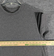Banana Republic Shirt Mens Medium Gray Premium Pima Cotton Crew Neck Tagless Tee