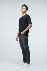 Routine Short Sleeve T-Shirt – Form Fitted – Black – Any Size